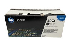 HP 307A CE740A Black Toner Cartridge CP5225 Genuine OEM Open Box Sealed Bag picture