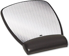 3M Precise Leatherette Mouse Pad W/Wrist Rest, 6-3/4 X 8-3/5, Black (MW309LE) picture