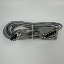 15' DB25 25Pin Male to Male Cable 28AWG Serial RS-232 Printer Switch Box Scanner picture