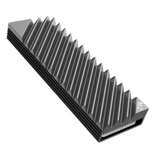 M.2 Heatsink Cooler, NVMe M.2 2280 SSD Double-Sided Heat Sinks with Silicone The picture