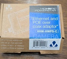 HIGHWIRE Vhw-hwps-c Ethernet & Poe Over Coax Adapter picture