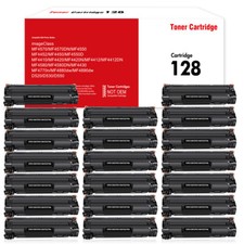 20 Pack Black Toner For Canon 128 ImageClass D530 D550 MF4550d MF4570dn LBP6200D picture