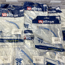 8- Weltron Cat6 Snagless Patch Cable, Blue, 6