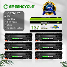 6PK CRG137 Toner Cartridge for Canon ImageClass MF211 MF212w MF216n MF217w picture