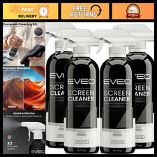 Streak-Free Screen Cleaner Spray Kit for TV, LCD, LED, OLED & Devices - 6.7oz 4 picture