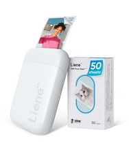 Portable 2x3 Photo Printer Mini Instant Color Mono 5 Rolls picture