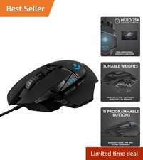 Logitech G502 Hero High Performance Wired Gaming Mouse with Custom RGB picture