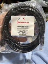 BRAND NEW SatMaximum Cat5e 10 Foot UTP Male RJ-45 Ethernet Patch Cord Black picture