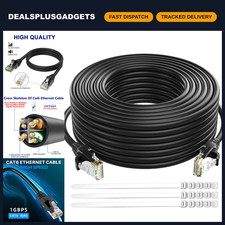 300 Ft Cat 6 Ethernet Cable - Snagless RJ45 Network Cable for Indoor/Outdoor Use picture