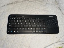 Logitech K400r Wireless Keyboard Black With Built In Trackpad picture