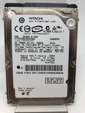 Internal Hard Drive 2.5 Inches HDD 250GB Hitachi Model HTS545025B9SA02 Used picture