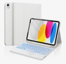 iPad 10th generation case with keyboard | New | RGB Flip Case | 11th/ 10th Gen picture