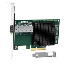 X520-DA1 10Gb/s SFP+ Fiber Port Ethernet Adapter for NAS & Desktop PCs. PCIE x4 picture