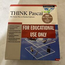 Symantec THINK Pascal Version 4 4.0 Apple MAC System Educational picture