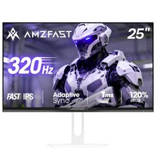 Amzfast 25 Inch White Gaming Monitor 320Hz/300Hz/240Hz, FHD 1080P 1ms Fast IP... picture