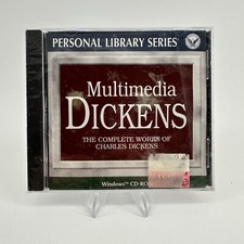 Charles Dickens The Complete Works Windows CD-ROM New Factory Sealed 1996 HTF picture