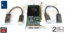 2GB✔️DUAL HDMI Video Card BUNDLE✔️Two DisplayPort to HDMI adapters✔️Dell HP  SFF picture