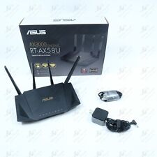 ASUS - AX3000 Dual-Band WiFi 6 Wireless Router - Black (RT-AX58U) READ picture