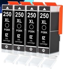 4 Pack PGI 250XL Black Ink Cartridge For Canon Pixma IP7220 iP8720 iX6820 picture