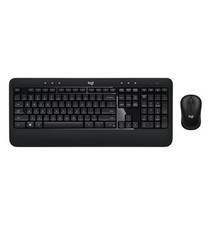Logitech Advanced Keyboard and Mouse Combo Desktop - Black: Ergonomic picture