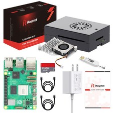 iRasptek Starter Kit for Raspberry Pi 5 8GB RAM-Pre-Loaded with 128GB Edition... picture