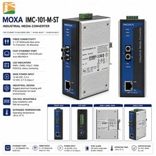 Moxa Industrial Media Converter. Type IMC-101-M-ST. Made in Taiwan picture