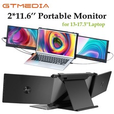 Portable Dual Monitor Screen Tri-Screen 60Hz 1080P Extender for 13-17.3'' Laptop picture