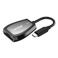 Lexar Professional USB 3.2 Type-C Dual-Slot Reader, Supports SD and Black  picture