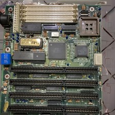 AMI 386SX BIOS AA0120112 DRAM SX Chipset SIMM - RARE - Motherboard vintage picture