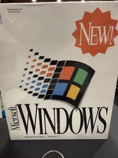 Microsoft Windows 3.1 Retail Box 5.25