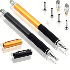 2 Pcs, 2 in 1 Precision Series, Disc Stylus Styli Bundle Black Gold picture