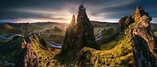 Landscape max rive r sunset river mountains Custom Gaming Mat Desk picture