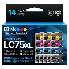 E-Z Ink LC75 LC71 LC79 XL for Brother MFC-J6510DW MFC-J6710DW picture