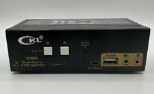 CKL CKL-922HUA HDMI Switch 2 Port Dual Monitor Display - Cables No Power picture