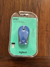 Logitech - M187 - Wireless Optical MINI Mouse with Nano Receiver - Blue picture