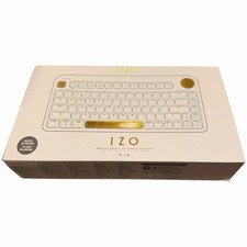 Azio IZO Wireless Bluetooth Mechanical Keyboard LED Backlit White Blossom  picture