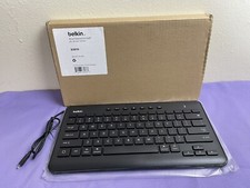 IPAD iPhone iOS KEYBOARD Lightening Connect Plug & Play BELKIN B2B115 (LOT X 2) picture