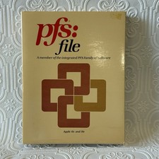 Vintage PFS File MS-DOS IBM Compaq 5.25