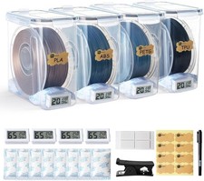 Filament Storage Box - 4 Pack 4L 3D Printer Filament Containers with 4 Hygrom... picture
