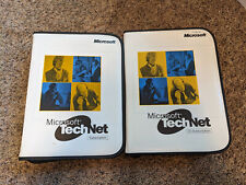 Two Microsoft TechNet Subscription Binders - 91 CDs 1999-2004 picture