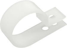 50Pcs 1 Inch R-Type Nylon Cable Clamps for Cable Wire Management picture