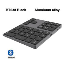 Aluminum Alloy Bluetooth Wireless Numeric Keypad with USB HUB Digital Input Fun picture