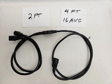 ***GREAT*** 6FT PDU Y SPLITTER POWER EXTENSION CABLE 16AWG C13 2FT-4FT 2XC14 picture