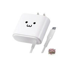 NEW ELECOM AC Charger/Type-C Cable Integrated/2.4A Output/1.5m MPA-ACC01WF White picture