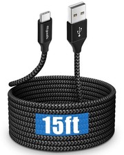 etguuds Long USB C Cable, 15ft to C Cable Fast Charger 15ft, Black picture