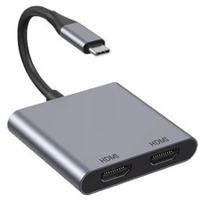 USB to Dual HDMI Adapter, Hub for 2 Monitors Adapter to HDMI Splitter Extende... picture