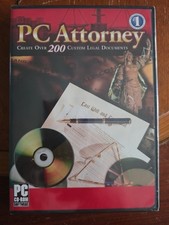 PC ATTORNEY - CREATE OVER 200 LEGAL DOCUMENTS PC CD-ROM SOFTWARE, WIN 98/XP picture