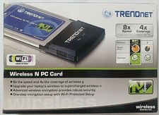 Trendnet TEW-641 Wireless N PC Card  WIFI 8x Speed 4x Coverage NEW picture