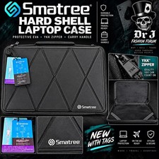Smatree Hard Shell Laptop Carrying Case Black EVA YKK Zipper Handle NWT picture