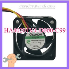 One Sunon HA40201V4-D000-C99 4020 4cm 12V 0.6W Silent Cooling Fan Fast Shipping picture